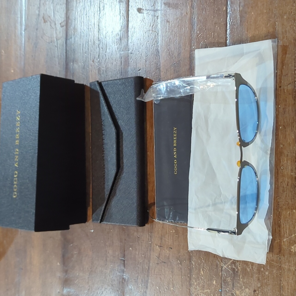 Coco and Breezy eyeglass frames Sunglass Frames Chaska SZ 51-20-145 soothing blu